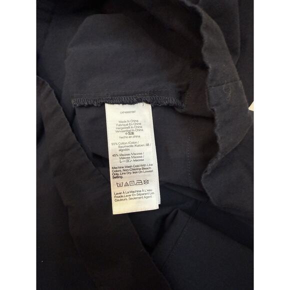 Madewell Square Neck Puff Sleeve Mini Dress Navy SZ 00 Babydoll Breezy Summer - Picture 6 of 11